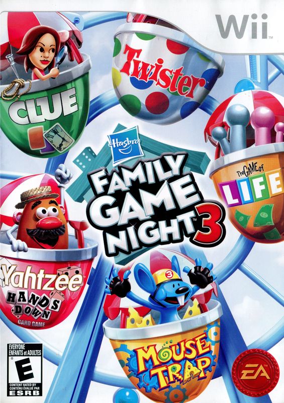 Hasbro Family Game Night 3 box art for Xbox 360